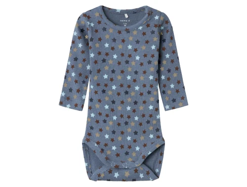 Name It blå body med print af stjerner 13235962 flint stone